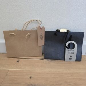 Porter Tan or Black Paper Bags